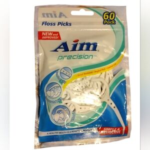 Precision Floss Picks - White